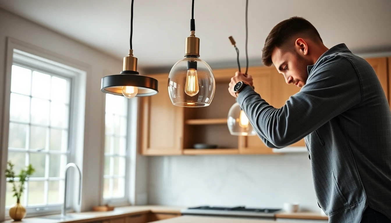 Pendant Lighting Installation